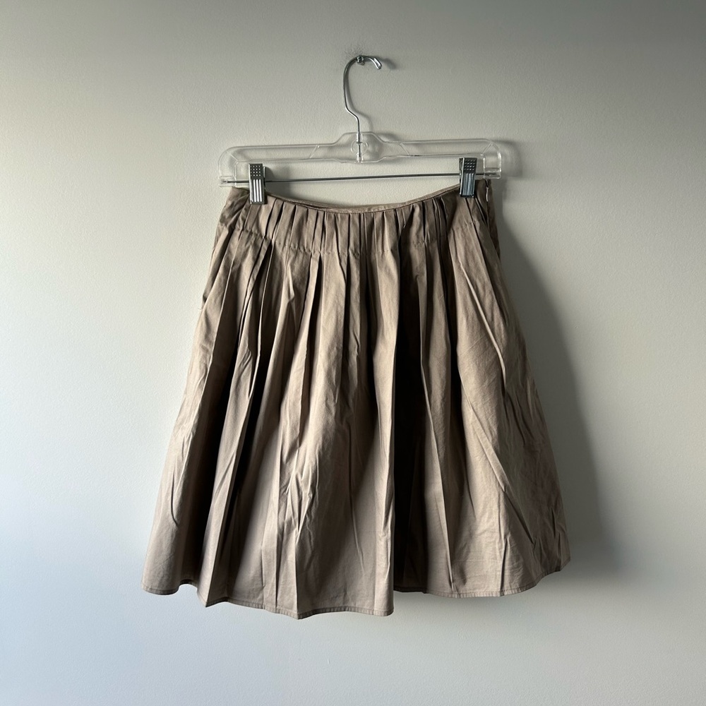 Rene Lezard grey pleated skirt